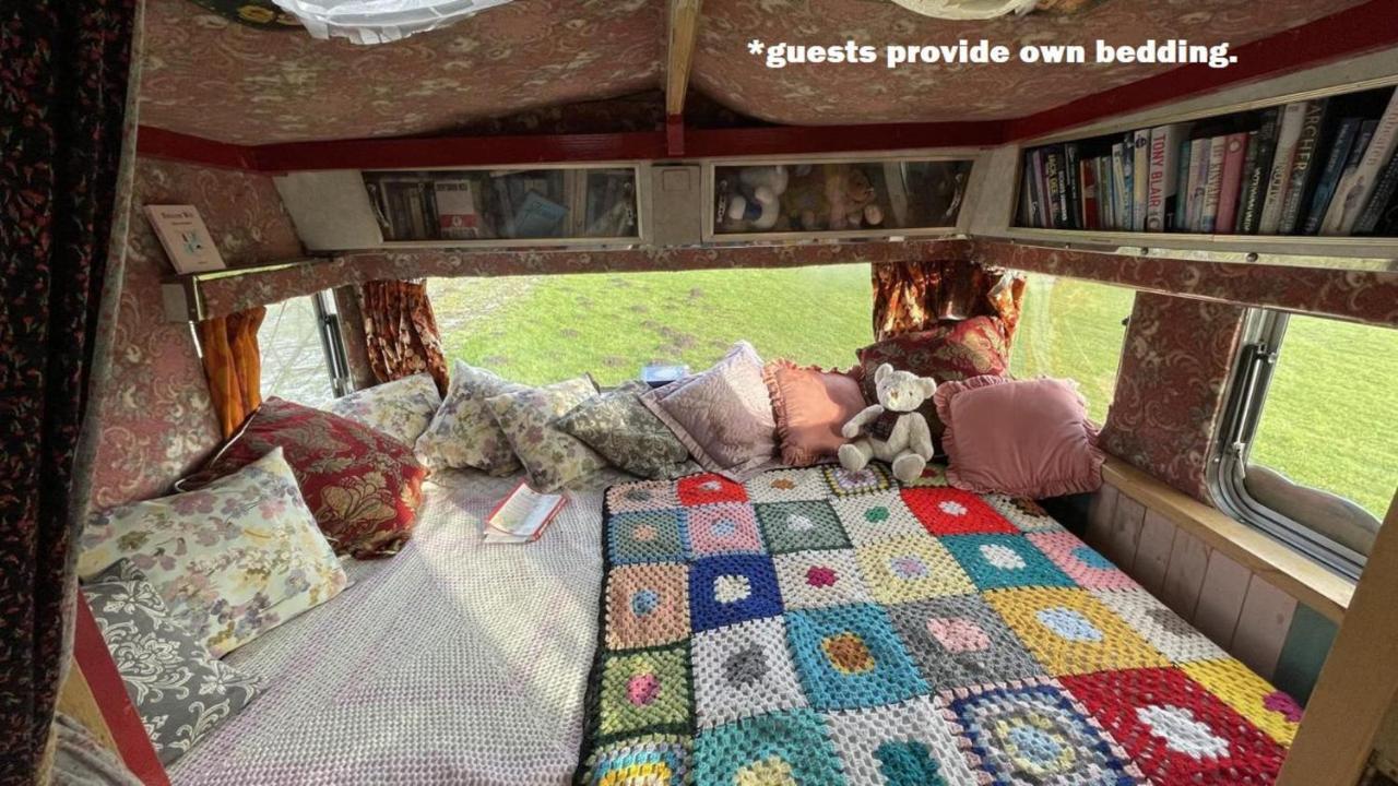 2 X Double Bed Glamping Wagon At Dalby Forest Scarborough Exterior foto